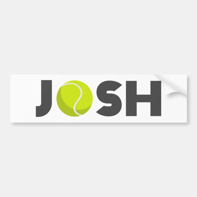 Pegatina Para Coche Josh Tennis (Frente)