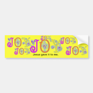 PEGATINA PARA COCHE ¡JOY!