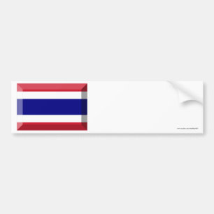 Pegatina Para Coche Joya de la bandera de Tailandia