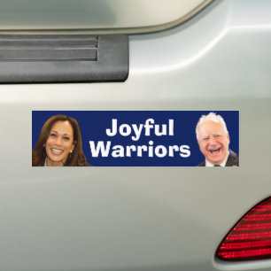 Pegatina Para Coche Joyful Warriors Harris y Walz