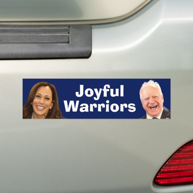 Pegatina Para Coche Joyful Warriors Harris y Walz (en coche)