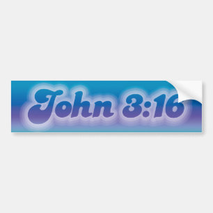Pegatina Para Coche Juan 3:16 3