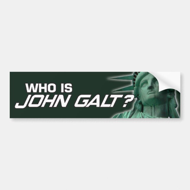 Pegatina Para Coche Juan Galt Bumpersticker (Frente)