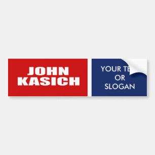 PEGATINA PARA COCHE JUAN KASICH PARA EL GOBERNADOR