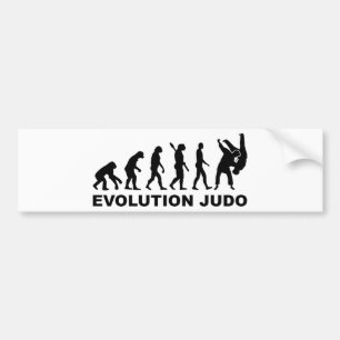 Pegatina Para Coche Judo de la evolución