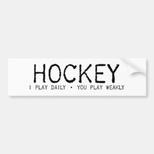 Pegatina Para Coche Juego a hockey diario