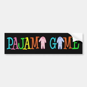 Pegatina Para Coche Juego del pijama