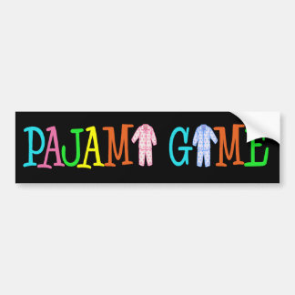 Pegatina Para Coche Juego del pijama