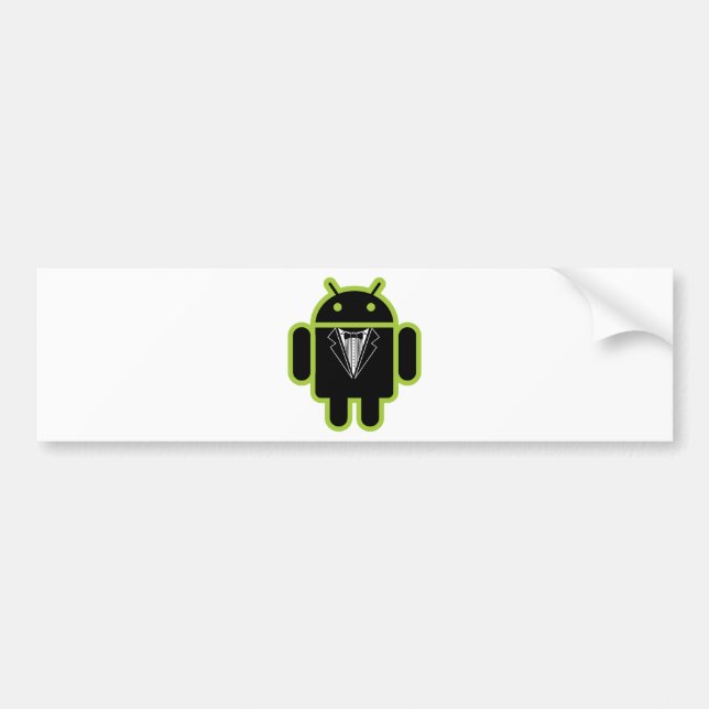 Pegatina Para Coche Juego encima del verde androide (Frente)
