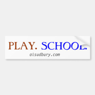 Pegatina Para Coche juego. escuela
