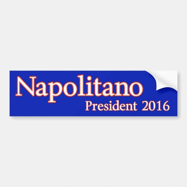 Pegatina Para Coche Juez Andrew Napolitano para Presidente 2016 (Frente)