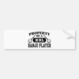 Pegatina Para Coche Jugador de Banjo