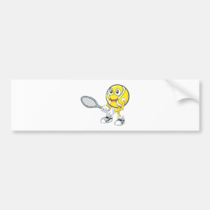 Pegatina Para Coche Jugador de tenis feliz