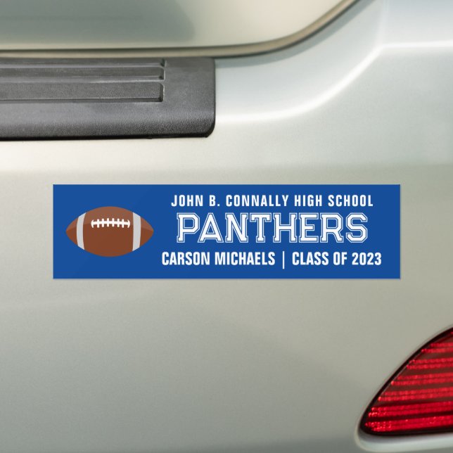 Pegatina Para Coche Jugador del equipo de fútbol de la Escuela Persona (en coche)