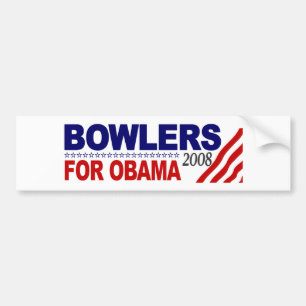 Pegatina Para Coche Jugadores de bolos para Obama