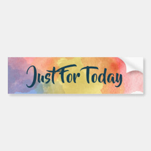 Pegatina Para Coche Just for Today Reiki bumper sticker sticker