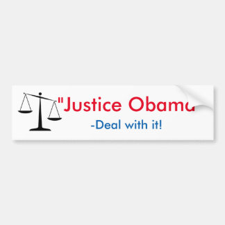 Pegatina Para Coche "Justicia Obama "