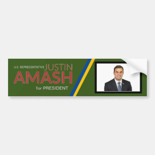 Pegatina Para Coche Justin Amash para el presidente 2020