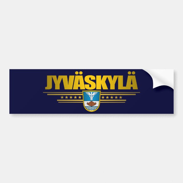 Pegatina Para Coche Jyvaskyla (Frente)