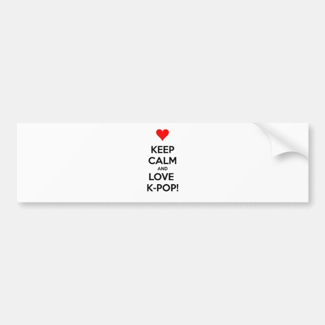 Pegatina Para Coche ¡K-Estallido del amor! (Frente)