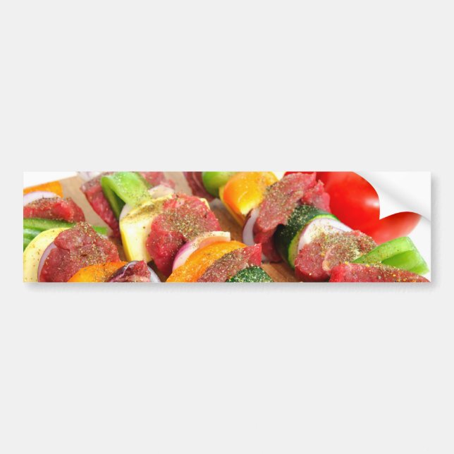 Pegatina Para Coche Kabob del filete (Frente)