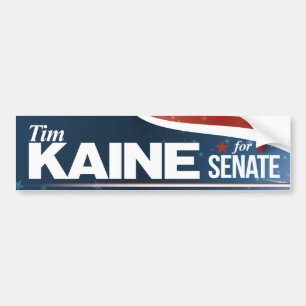Pegatina Para Coche KAINE - Tim Kaine para el senado