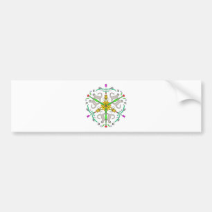 Pegatina Para Coche Kaliedoscope del gato