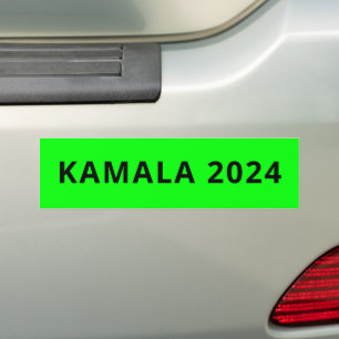 Pegatina Para Coche kamala 2024 texto personalizado moderno simple bra