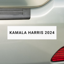 Pegatina Para Coche kamala harris 2024 blanco moderno minimalista senc