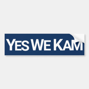 Pegatina Para Coche Kamala Harris 2024 SÍ WE KAM