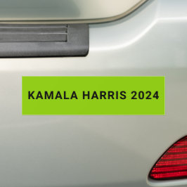 Pegatina Para Coche kamala harris 2024 texto simple personalizado brat
