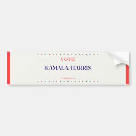 Pegatina Para Coche Kamala Harris Bumper Sticker