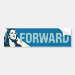PEGATINA PARA COCHE KAMALA HARRIS FORWARD