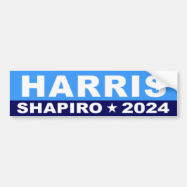 Pegatina Para Coche Kamala Harris Josh Shapiro 2024 Bumper Sticker