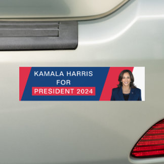 Pegatina Para Coche Kamala Harris por el Partido Demócrata Presidencia