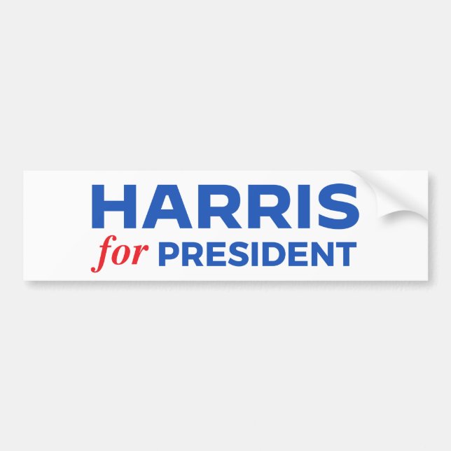 Pegatina Para Coche Kamala Harris por el presidente (Frente)