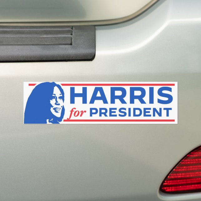 Pegatina Para Coche Kamala Harris por la presidencia en 2024 (en coche)