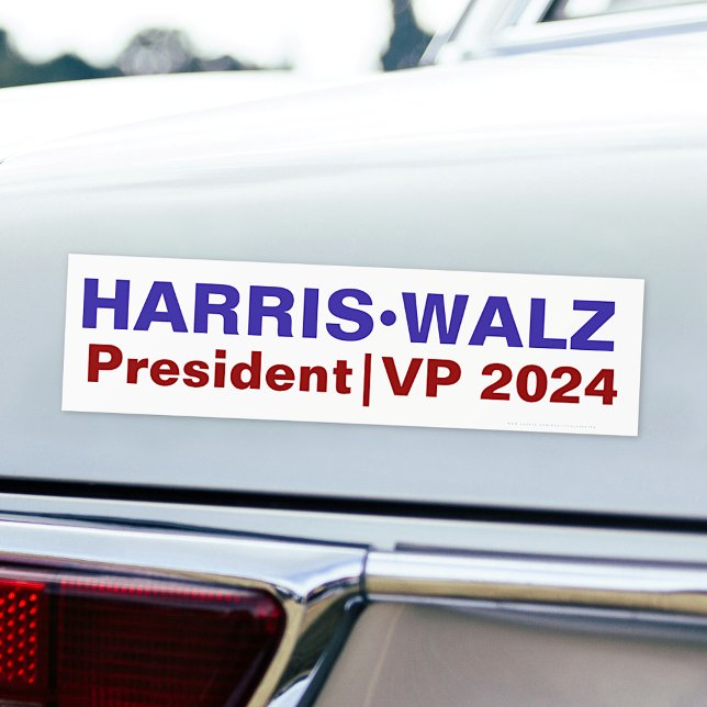 Pegatina Para Coche Kamala Harris Tim Walz 2024 Presidente | Vicepresi (Subido por el creador)