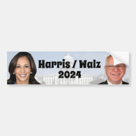 Pegatina Para Coche Kamala Harris y Tim Walz 2024