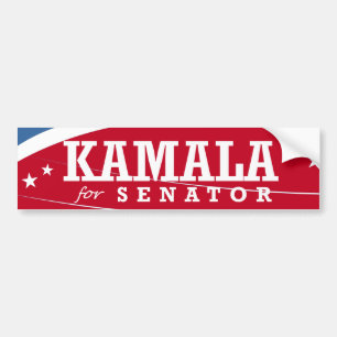 PEGATINA PARA COCHE KAMALA PARA EL SENADOR