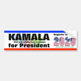 PEGATINA PARA COCHE KAMALA PRESIDENTE - 2020 -