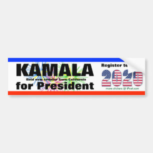 PEGATINA PARA COCHE KAMALA PRESIDENTE - 2020 -