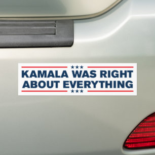 Pegatina Para Coche Kamala Tenía Razón Acerca De Todo Contra Trump