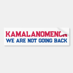 Pegatina Para Coche KAMALANOMENON Kamala Harris No vamos a volver