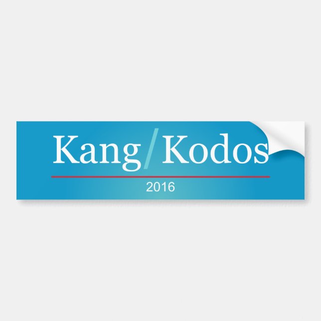 Pegatina Para Coche Kang/Kodos 2016 (Frente)