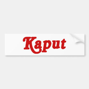 PEGATINA PARA COCHE KAPUT ♦ NO FUNCIONA ♦
