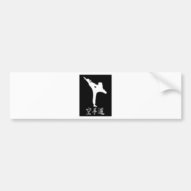 Pegatina Para Coche Karate (Frente)