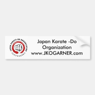 Pegatina Para Coche Karate de Japón - haga