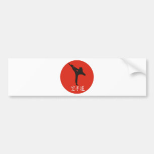 Pegatina Para Coche Karate del sol naciente