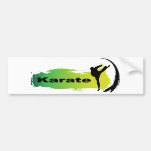 Pegatina Para Coche Karate único